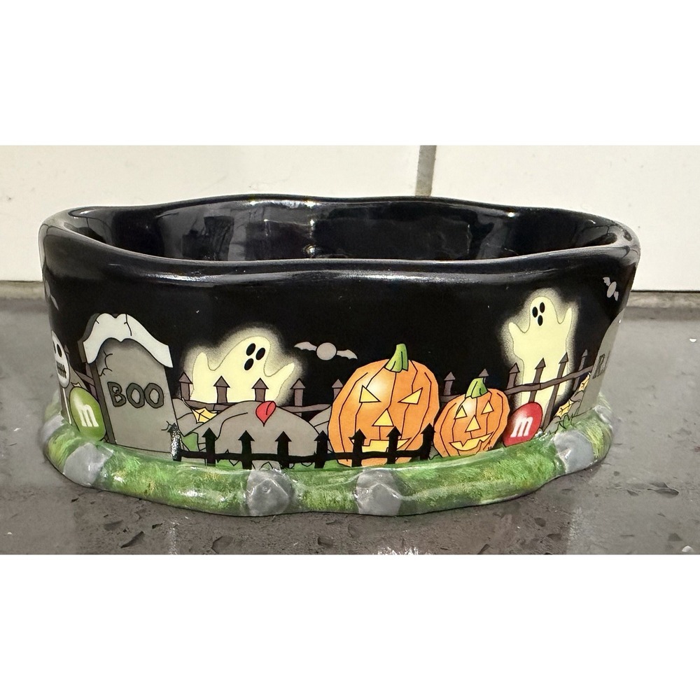 Dept 56 The Original Snow Village M&M's Spooky House Candy Dish ONLY Replacement
